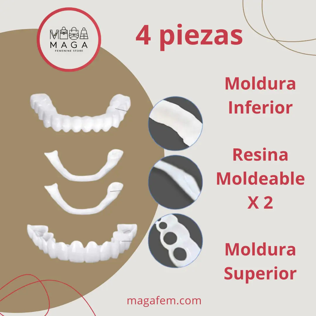 Moldura Dental Instantánea SNAPON®